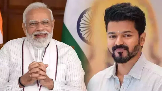 தேர்தலில் அதிக தொகுதிகளை வென்ற விஜய்க்கு பிரதமர் மோடி வாழ்த்து