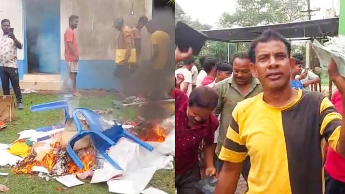 மேற்கு வங்கம்: திரிணமூல் காங்கிரஸ் அலுவலகங்கள் மீது தாக்குதல் - பாஜக மீது மம்தா பானர்ஜி குற்றச்சாட்டு